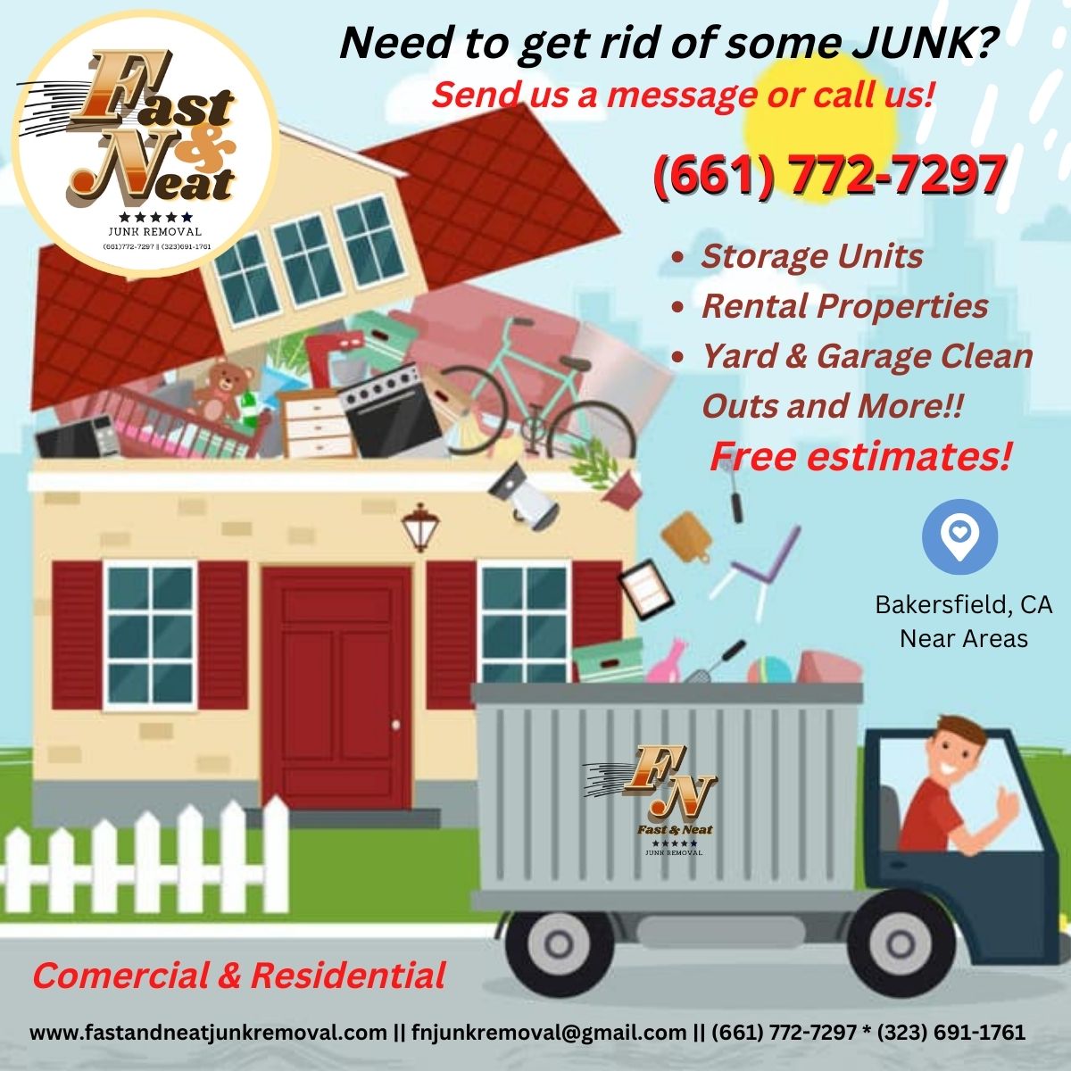 Want to get rid of some JUNK Fast and Neat junk removal